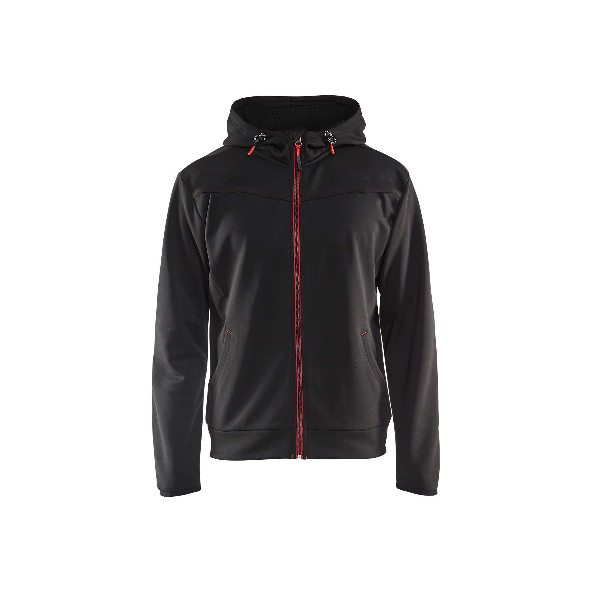 BLAKLADER 33632526 Hoodie With Full Zip Hoodie Work Sweatshirt MEN - Pique Fleece
